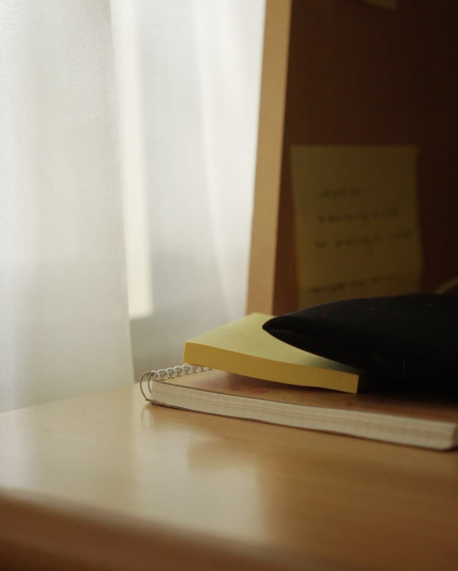 An open book on a desk